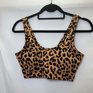 Balance Athletica Animal Print Sports Bra Medium
